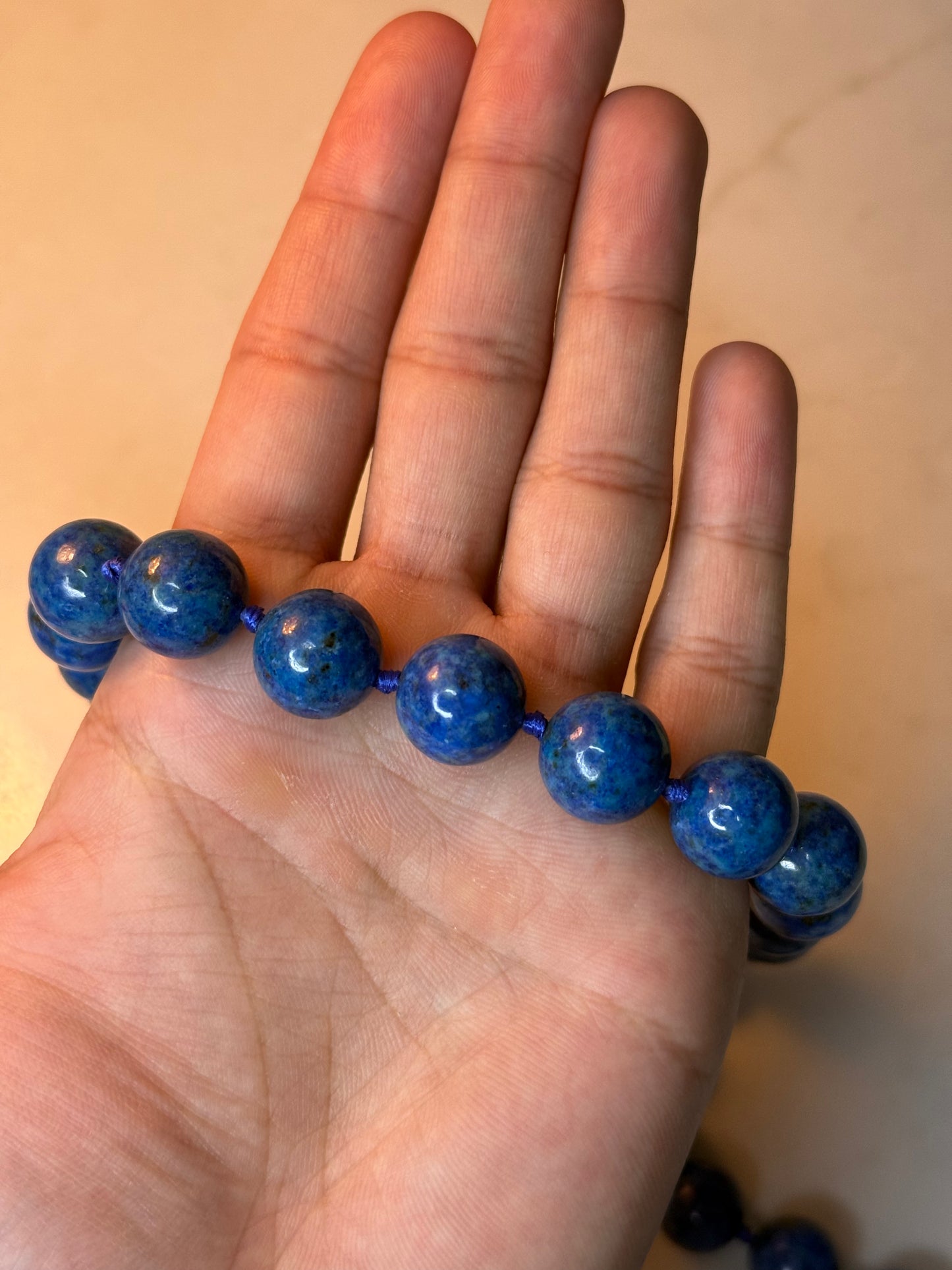 10mm Round Lapis Lazuli Beads