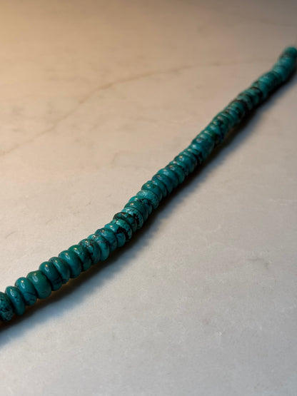 5mm Rondelle Hubei Turquoise