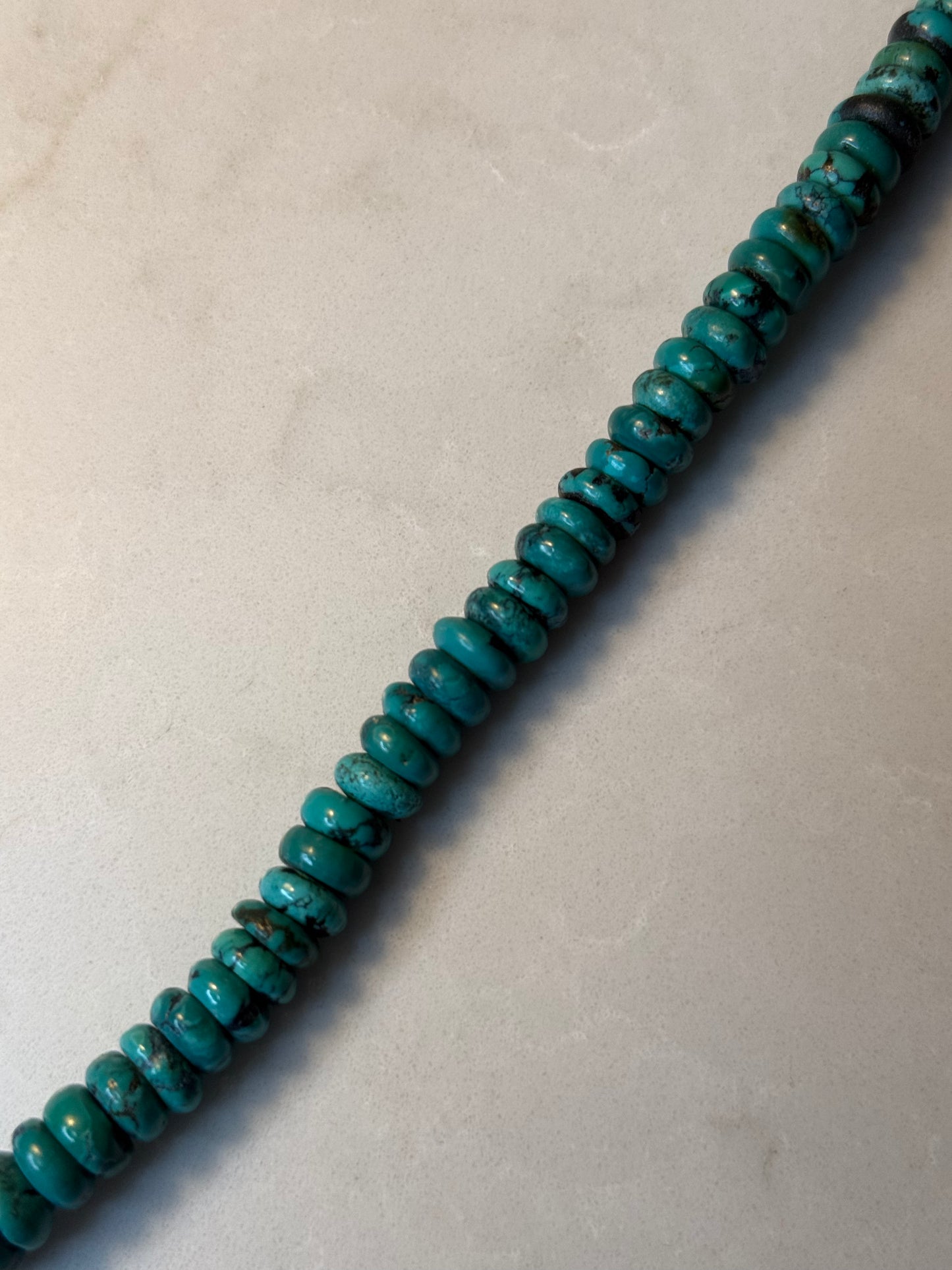 5mm Rondelle Hubei Turquoise